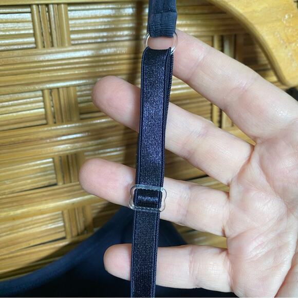 Vintage Ralph Lauren Blue Label Fitted Blue Camisole Top Y2K Large red pony - Picture 4 of 7